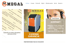 Tablet Screenshot of megal.co.rs