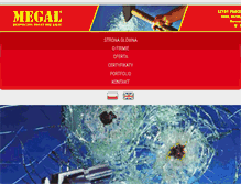 Tablet Screenshot of megal.pl